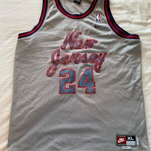New Jersey Nets Richard Jefferson Jersey Vintage Nike Swingman